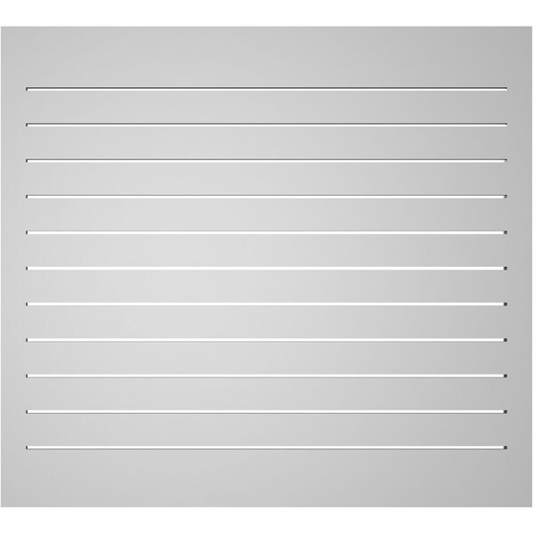 Ekena Millwork Vertical Surface Mount PVC Gable Vent: Functional, w/ 2"W x 2"P Brickmould Sill Frame, 42"W x 38"H - GVPVE42X3803SF
