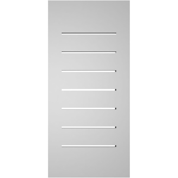 Ekena Millwork Vertical Surface Mount PVC Gable Vent: Functional, w/ 2"W x 1-1/2"P Brickmould Frame, 12"W x 26"H - GVPVE12X2602SF