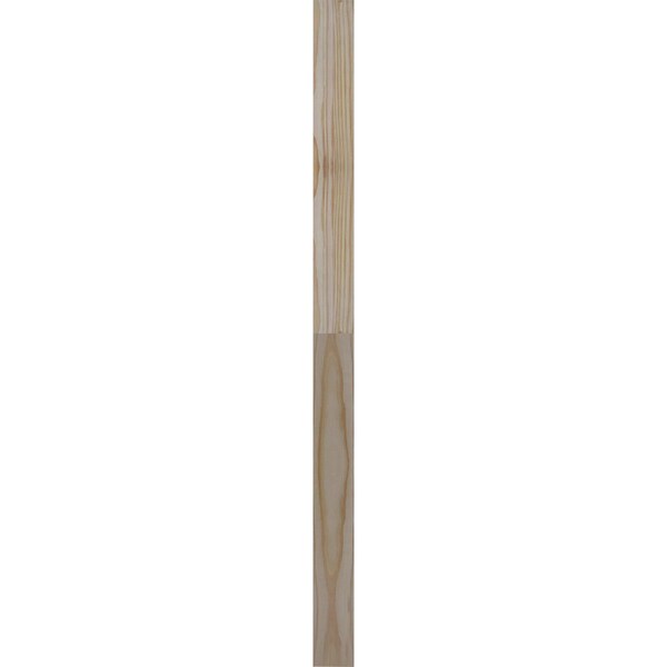 Ekena Millwork Diamond Gable Vent Unfinished, Non-Functional, Pine Gable Vent w/ Decorative Face Frame, 14"W x 14"H - GVWDI14X1402SDUPI