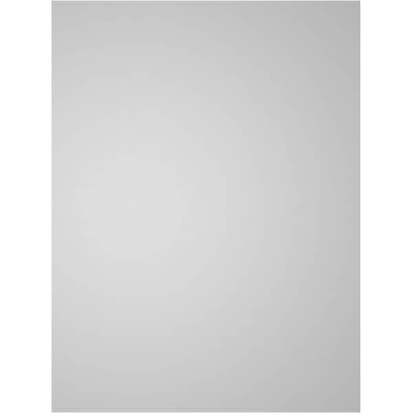 Ekena Millwork Vertical Surface Mount PVC Gable Vent w/ 2"W x 2"H , Brickmould Sill Frame, 30"W x 40"H - GVPVE30X4003SN