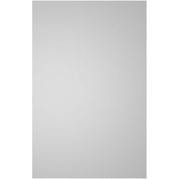 Ekena Millwork Vertical Surface Mount PVC Gable Vent w/ 2"W x 2"H , Brickmould Sill Frame, 18"W x 28"H - GVPVE18X2803SN