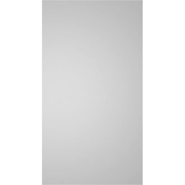 Ekena Millwork Vertical Surface Mount PVC Gable Vent: Non-Functional, w/ 3-1/2"W x 1"P Standard Frame, 12"W x 22"H - GVPVE12X2201SN