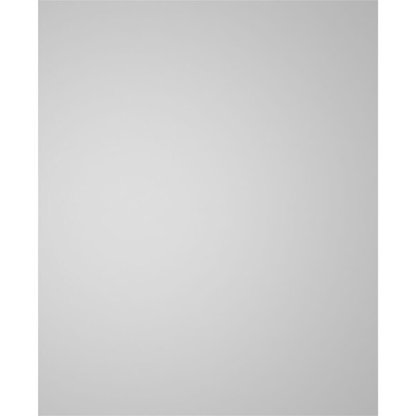 Ekena Millwork Vertical Surface Mount PVC Gable Vnt: Non-Functional, w/2"W x 1-1/2"H, Brickmould Frame, 18"W x 22"H - GVPVE18X2202SN