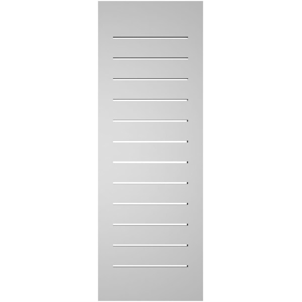 Ekena Millwork Vertical Surface Mount PVC Gable Vent: Functional, w/ 2"W x 1-1/2"P Brickmould Frame, 14"W x 40"H - GVPVE14X4002SF