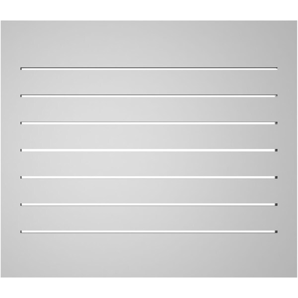 Ekena Millwork Vertical Surface Mount PVC Gable Vent: Functional, w/ 2"W x 2"P Brickmould Sill Frame, 30"W x 26"H - GVPVE30X2603SF