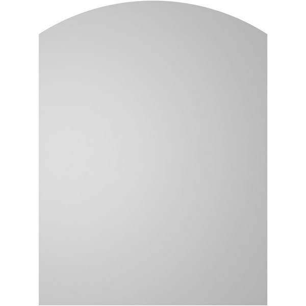 Ekena Millwork Arch Top Surface Mount PVC Gable Vent: Functional, w/ 2"W x 2"P Brickmould Sill Frame, 30"W x 40"H - GVPAR30X4003SF
