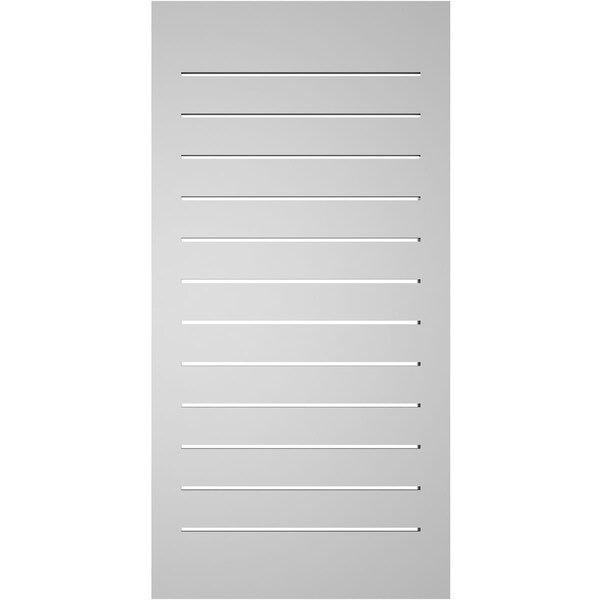 Ekena Millwork Vertical Surface Mount PVC Gable Vent: Functional, w/ 2"W x 2"P Brickmould Sill Frame, 20"W x 40"H - GVPVE20X4003SF