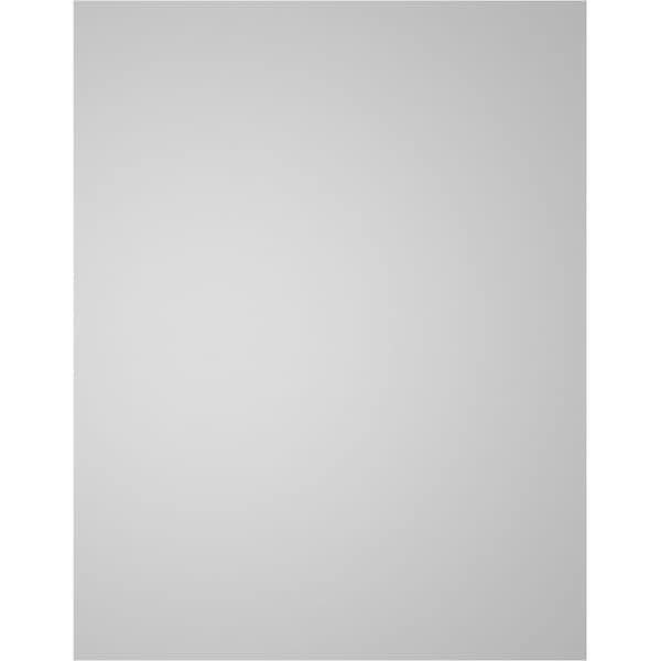 Ekena Millwork Vertical Surface Mount PVC Gable Vent: Non-Functional, w/ 3-1/2"W x 1"P Standard Frame, 14"W x 18"H - GVPVE14X1801SN