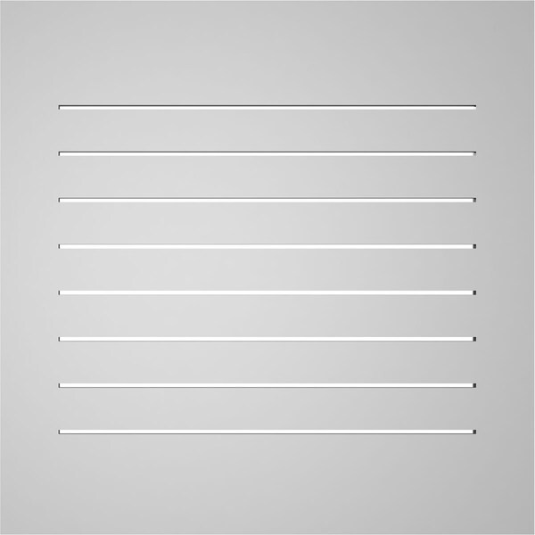 Ekena Millwork Vertical Surface Mount PVC Gable Vent: Functional, w/ 3-1/2"W x 1"P Standard Frame, 32"W x 32"H - GVPVE32X3201SF