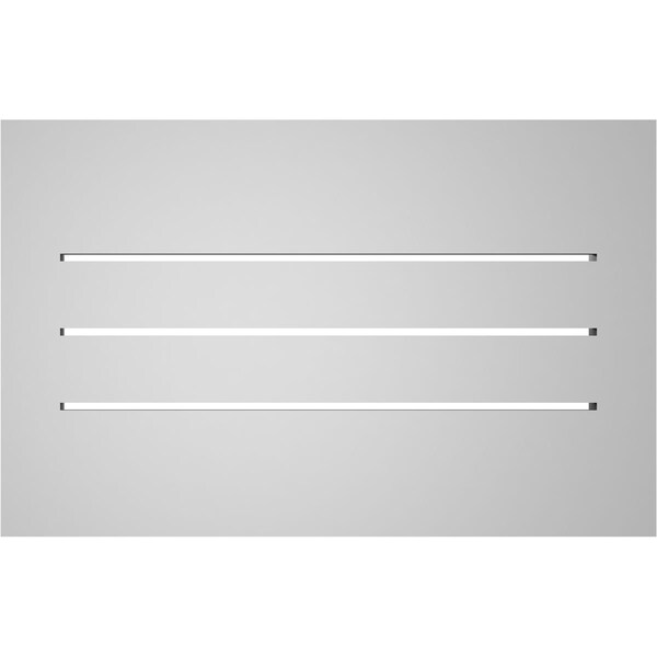 Ekena Millwork Vertical Surface Mount PVC Gable Vent: Functional, w/ 2"W x 1-1/2"P Brickmould Frame, 22"W x 14"H - GVPVE22X1402SF