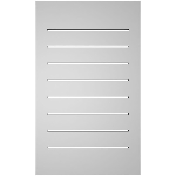 Ekena Millwork Vertical Surface Mount PVC Gable Vent: Functional, w/ 2"W x 1-1/2"P Brickmould Frame, 18"W x 30"H - GVPVE18X3002SF