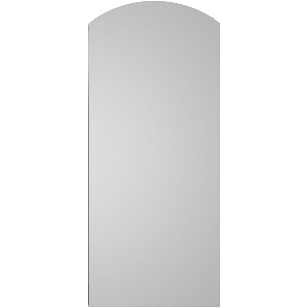 Ekena Millwork Arch Top Surface Mount PVC Gable Vent: Functional, w/ 2"W x 2"P Brickmould Sill Frame, 12"W x 28"H - GVPAR12X2803SF