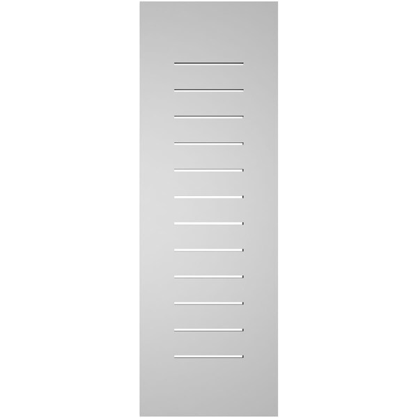 Ekena Millwork Vertical Surface Mount PVC Gable Vent: Functional, w/ 3-1/2"W x 1"P Standard Frame, 14"W x 42"H - GVPVE14X4201SF