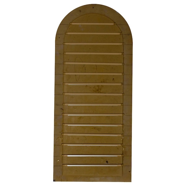 Ekena Millwork Cathedral Gable Vent Louver, Functional, 14"W x 32"H x 2 1/4"P - GVCA14X32F