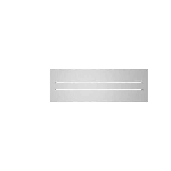 Ekena Millwork Vertical Surface Mount PVC Gable Vent: Functional, w/ 2"W x 2"P Brickmould Sill Frame, 36"W x 12"H - GVPVE36X1203SF