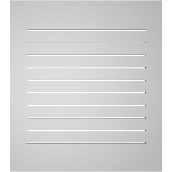 Ekena Millwork Vertical Surface Mount PVC Gable Vent: Functional, w/ 3-1/2"W x 1"P Standard Frame, 32"W x 36"H - GVPVE32X3601SF