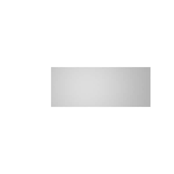 Ekena Millwork Vertical Surface Mount PVC Gable Vent w/ 2"W x 2"H , Brickmould Sill Frame, 30"W x 12"H - GVPVE30X1203SN
