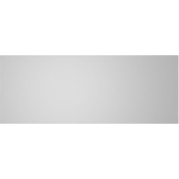 Ekena Millwork Vertical Surface Mount PVC Gable Vent: Non-Functional, w/3-1/2"W x 1"H, Standard Frame, 42"W x 16"H - GVPVE42X1601SN