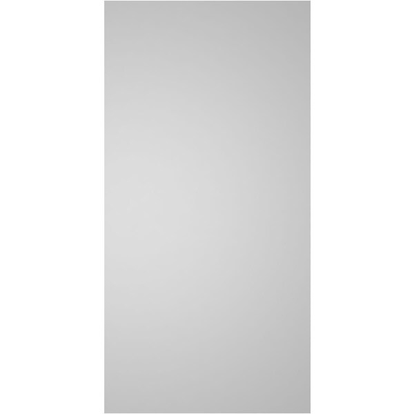 Ekena Millwork Vertical Surface Mount PVC Gable Vnt: Non-Functional, w/2"W x 1-1/2"H, Brickmould Frame, 20"W x 40"H - GVPVE20X4002SN