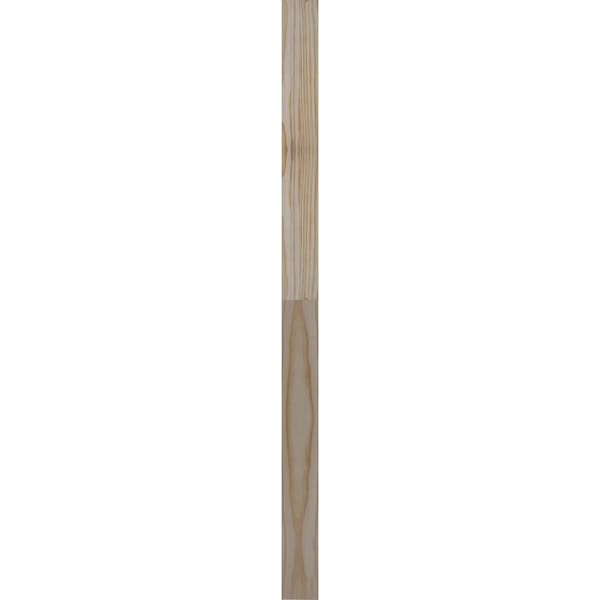 Ekena Millwork Diamond Gable Vent Unfinished, Non-Functional, Pine Gable Vent w/ Decorative Face Frame, 18"W x 18"H - GVWDI18X1802SDUPI