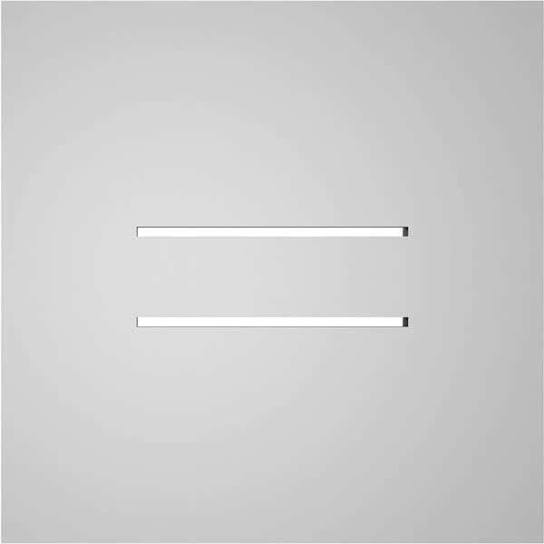 Ekena Millwork Vertical Surface Mount PVC Gable Vent: Functional, w/ 3-1/2"W x 1"P Standard Frame, 14"W x 14"H - GVPVE14X1401SF