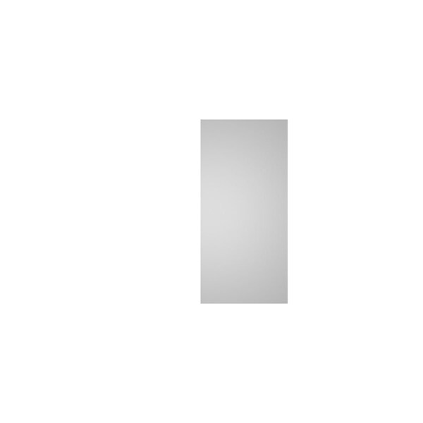 Ekena Millwork Vertical Surface Mount PVC Gable Vent: Non-Functional, w/ 3-1/2"W x 1"P Standard Frame, 18"W x 38"H - GVPVE18X3801SN