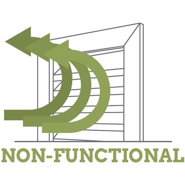 Ekena Millwork Vertical Surface Mount PVC Gable Vent: Non-Functional, w/ 3-1/2"W x 1"P Standard Frame, 28"W x 24"H - GVPVE28X2401SN