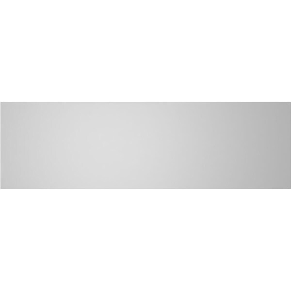 Ekena Millwork Vertical Surface Mount PVC Gable Vent: Non-Functional, w/3-1/2"W x 1"H, Standard Frame, 40"W x 12"H - GVPVE40X1201SN