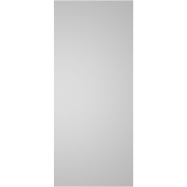 Ekena Millwork Vertical Surface Mount PVC Gable Vent: Non-Functional, w/ 3-1/2"W x 1"P Standard Frame, 18"W x 42"H - GVPVE18X4201SN