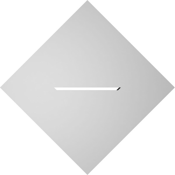 Ekena Millwork Arch Top Surface Mount PVC Gable Vent w/ 2"W x 2"P Brickmould Sill Frame, 42"W x 42"H - GVPAR42X4203SN