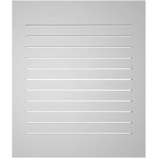 Ekena Millwork Vertical Surface Mount PVC Gable Vent: Functional, w/ 3-1/2"W x 1"P Standard Frame, 34"W x 40"H - GVPVE34X4001SF