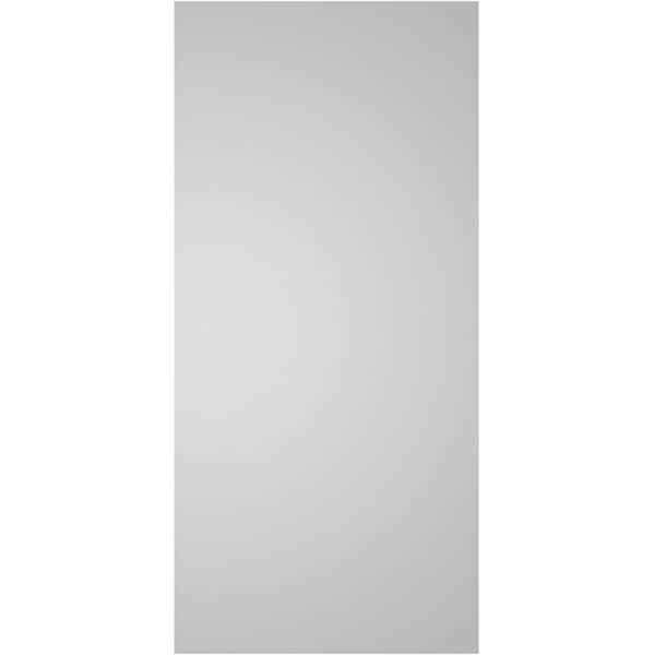 Ekena Millwork Vertical Surface Mount PVC Gable Vent: Non-Functional, w/ 3-1/2"W x 1"P Standard Frame, 14"W x 30"H - GVPVE14X3001SN