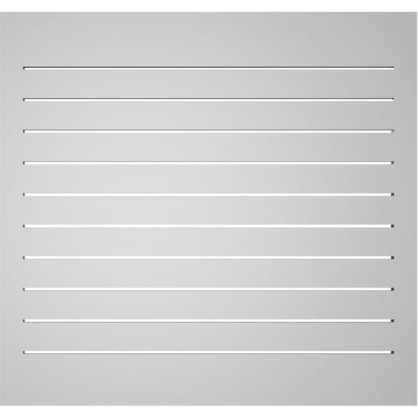 Ekena Millwork Vertical Surface Mount PVC Gable Vent: Functional, w/ 2"W x 2"P Brickmould Sill Frame, 36"W x 34"H - GVPVE36X3403SF