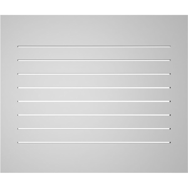Ekena Millwork Vertical Surface Mount PVC Gable Vent: Functional, w/ 3-1/2"W x 1"P Standard Frame, 38"W x 32"H - GVPVE38X3201SF