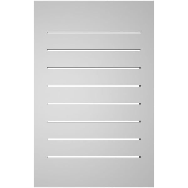 Ekena Millwork Vertical Surface Mount PVC Gable Vent: Functional, w/ 2"W x 2"P Brickmould Sill Frame, 18"W x 28"H - GVPVE18X2803SF