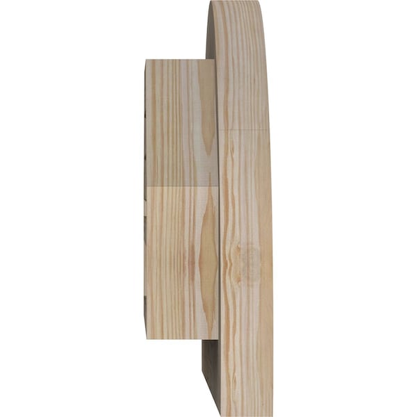 Ekena Millwork Half Round Gable Vent Primed, Functional, Pine Gable Vent w/ Brick Mould Face Frame, 20"W x 10"H - GVWHR20X1000SFPPI
