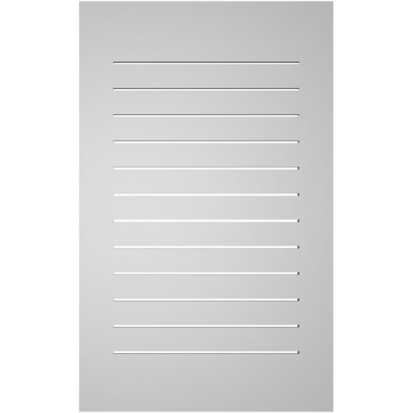 Ekena Millwork Vertical Surface Mount PVC Gable Vent: Functional, w/ 3-1/2"W x 1"P Standard Frame, 26"W x 42"H - GVPVE26X4201SF