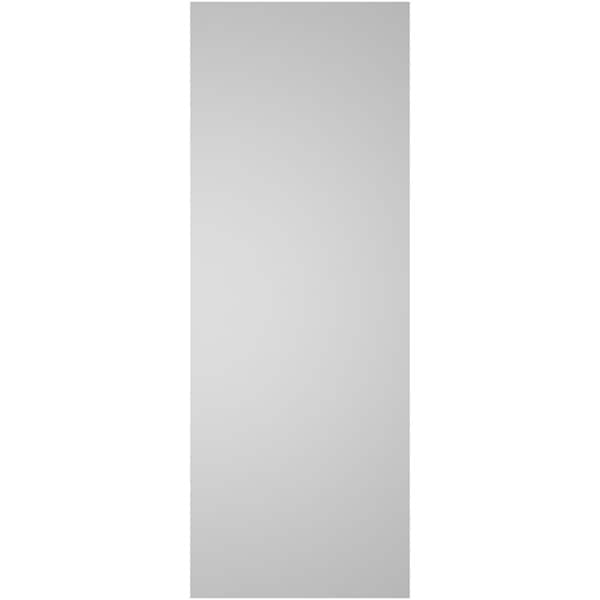 Ekena Millwork Vertical Surface Mount PVC Gable Vent: Non-Functional, w/ 3-1/2"W x 1"P Standard Frame, 14"W x 38"H - GVPVE14X3801SN