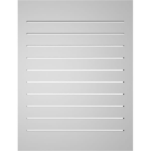 Ekena Millwork Vertical Surface Mount PVC Gable Vent: Functional, w/ 2"W x 2"P Brickmould Sill Frame, 26"W x 34"H - GVPVE26X3403SF