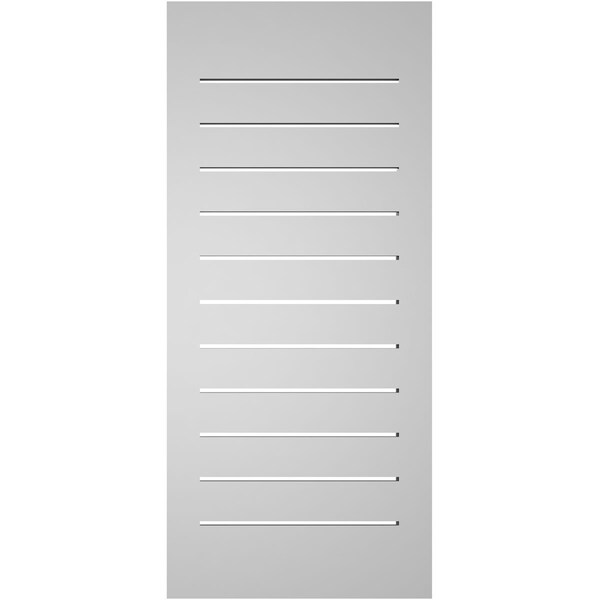 Ekena Millwork Vertical Surface Mount PVC Gable Vent: Functional, w/ 2"W x 1-1/2"P Brickmould Frame, 16"W x 36"H - GVPVE16X3602SF