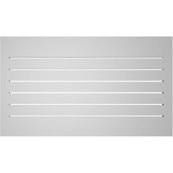 Ekena Millwork Vertical Surface Mount PVC Gable Vent: Functional, w/ 2"W x 2"P Brickmould Sill Frame, 38"W x 22"H - GVPVE38X2203SF