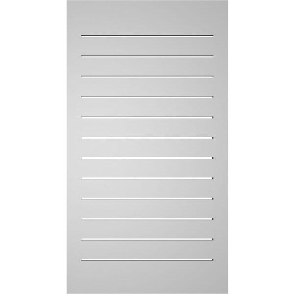 Ekena Millwork Vertical Surface Mount PVC Gable Vent: Functional, w/ 2"W x 2"P Brickmould Sill Frame, 22"W x 40"H - GVPVE22X4003SF