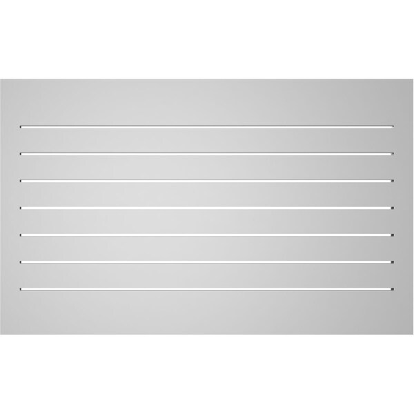 Ekena Millwork Vertical Surface Mount PVC Gable Vent: Functional, w/ 2"W x 2"P Brickmould Sill Frame, 42"W x 26"H - GVPVE42X2603SF