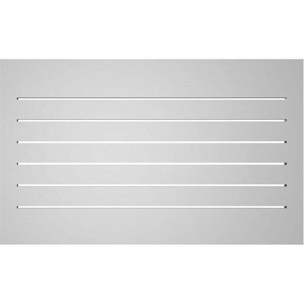 Ekena Millwork Vertical Surface Mount PVC Gable Vent: Functional, w/ 2"W x 1-1/2"P Brickmould Frame, 36"W x 22"H - GVPVE36X2202SF