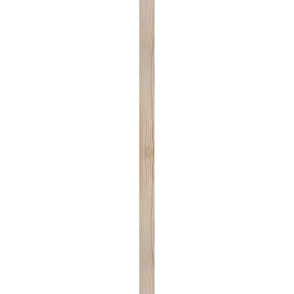 Ekena Millwork Vertical Gable Vent Unfinished, Non-Functional, Pine Gable Vent w/Decorative Face Frame, 34"W x 28"H - GVWVE34X2802SDUPI