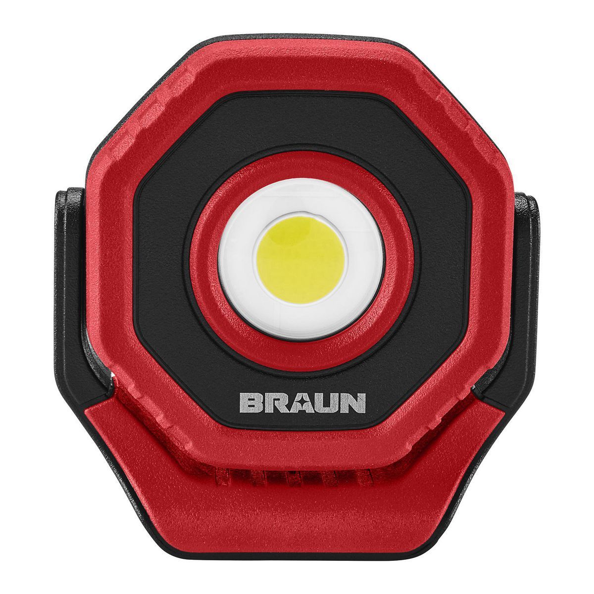 Foco de inundación LED magnético recargable ultra compacto Braun de 750 lúmenes, Rojo - 59227