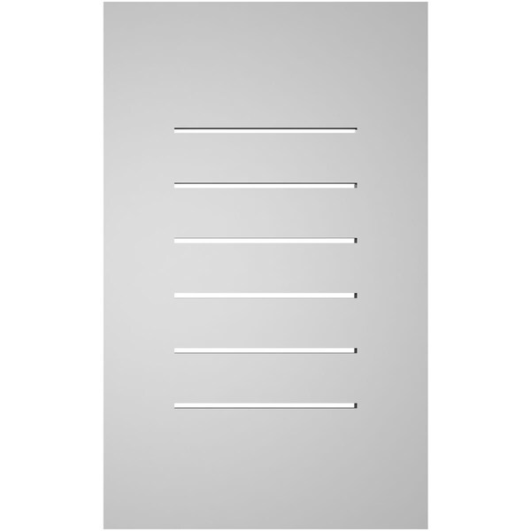 Ekena Millwork Vertical Surface Mount PVC Gable Vent: Functional, w/ 3-1/2"W x 1"P Standard Frame, 16"W x 26"H - GVPVE16X2601SF