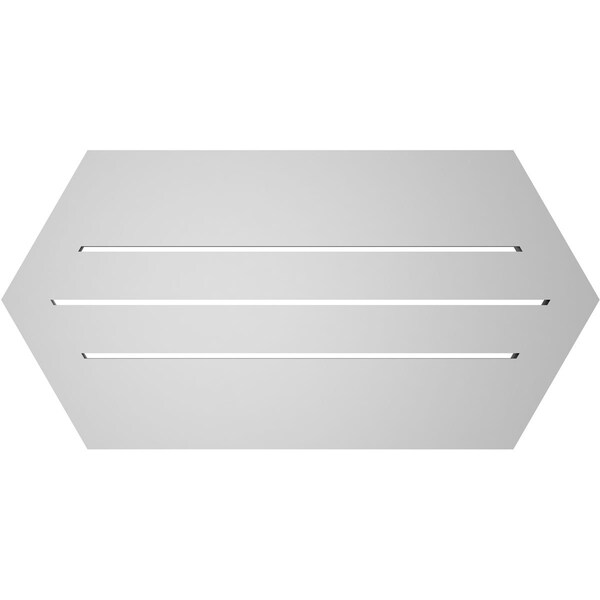 Ekena Millwork Half Round Surface Mount PVC Gable Vent: Functional, w/ 2"W x 1-1/2"P Brickmould Frame, 28"W x 14"H - GVPHR28X1402SF