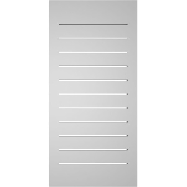 Ekena Millwork Vertical Surface Mount PVC Gable Vent: Functional, w/ 2"W x 1-1/2"P Brickmould Frame, 18"W x 38"H - GVPVE18X3802SF