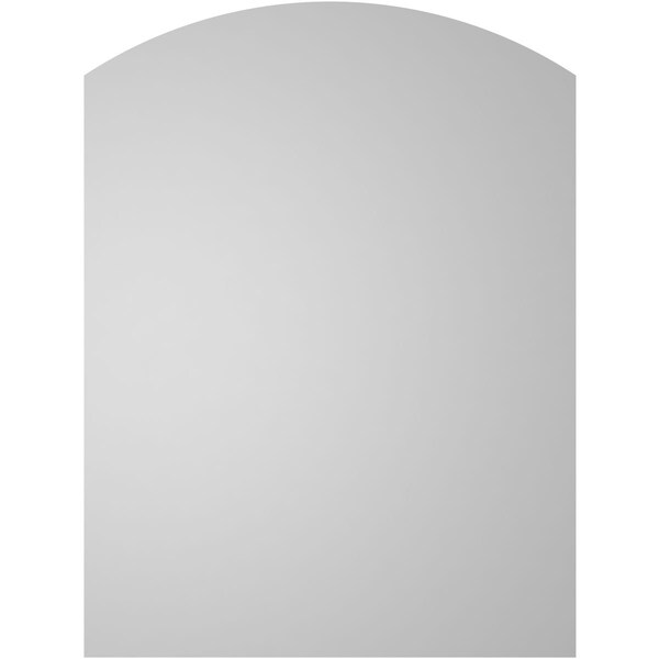Ekena Millwork Arch Top Surface Mount PVC Gable Vent: Functional, w/ 2"W x 2"P Brickmould Sill Frame, 24"W x 32"H - GVPAR24X3203SF